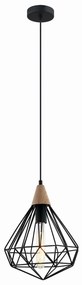 Italux MAELLE MDM-2591/1S BK Függőlámpa 1x60W/E27