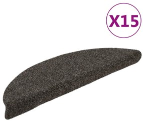 15 db antracit tűlyukasztott öntapadó lépcsővédő 56 x 17 x 3 cm