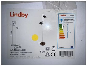 Lindby Lindby - Állólámpa SHILA 2xGU10/25W/230V LW1086