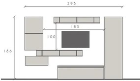 Infinity 2.0 7 elemes szett Mercure tölgy / bézs