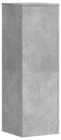 2 db betonszürke szerelt fa növénytartó állvány 33x33x100 cm