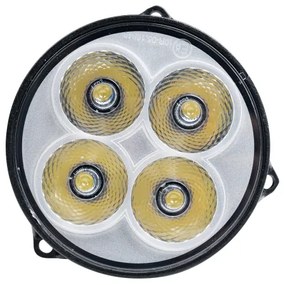 LED Traktor spotlámpa BLACK LED/20W/10-30V IP69 5700K kerek