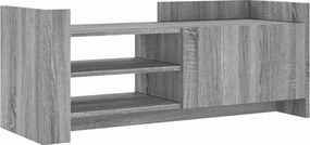 vidaXL szürke sonoma színű szerelt fa TV-szekrény 100 x 35 x 40 cm