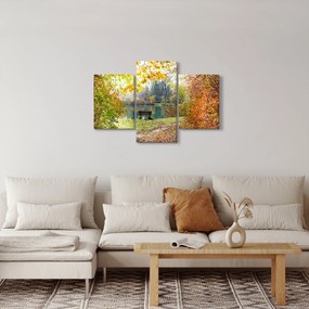 Egy tó képe (90x60 cm)