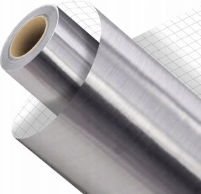 Öntapadós Fólia, Ezüst, Fém Hatású, Vízálló, 60CMX5M