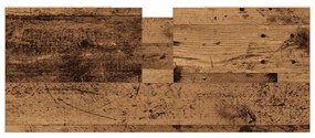 antik fa színű szerelt fa mosdószekrény 80 x 33 x 60 cm