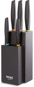 Lamart LT2158 késkészlet blokkban, színes, 5 db