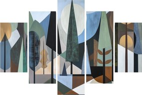 Kép - Természetes geometriai absztrakció II. (150x105 cm)