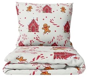 Pamut ágynemű GINGER REST fehér Ágyneműhuzat mérete: 70 x 90 cm | 140 x 200 cm