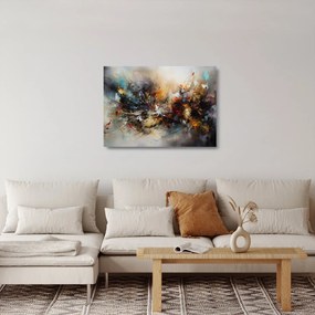 Üveg kép - Absztrakt grafika (70x50 cm)