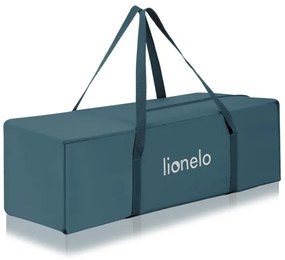 Lionelo - FLOWER utazóágy zöld-türkiz