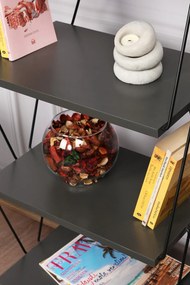 Balaban könyvespolc, antracit, 46 cm