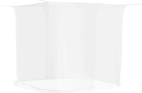 vidaXL fehér lógó szúnyogháló 156 hálószem 220x200x210 cm