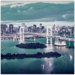 Poszterek 100x100 Szivárványhíd Japánban