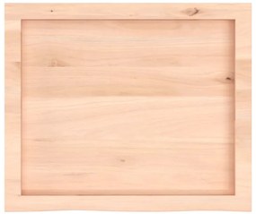 kezeletlen tömör tölgyfa asztallap 60x50x(2-6) cm