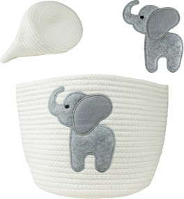 Összecsukható kosár játéktároló elefánt Captain Mike