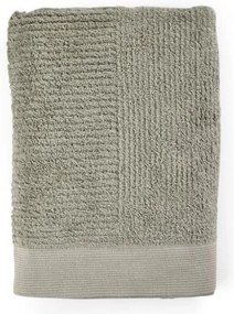 Classic Eucalyptus szürkészöld pamut fürdőlepedő, 70 x 140 cm - Zone