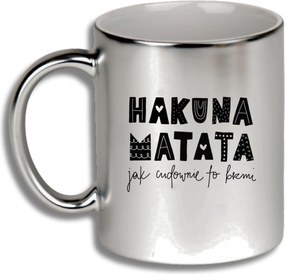 Ezüst Bögre Ajándék Különböző Alkalmakra Hakuna Matata