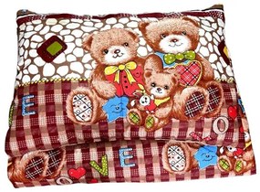 Gyermek antiallergén szett DeLuxe 90x135 cm - LOVE Méret paplan - párna: 90x135 cm