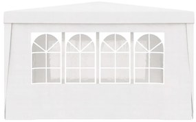fehér rendezvénysátor oldalfalakkal 4 x 4 m 90 g/m²