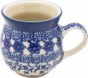 Cseh Bögre Hordó 220 ml Művészi kerámia Bolesławiec 1882 Csillag