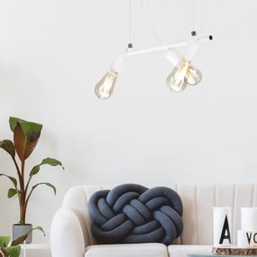 Csillár zsinóron TARO 3xE27/60W/230V fehér