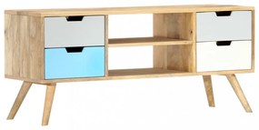 tömör mangófa TV-szekrény 110 x 35 x 48 cm