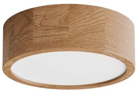 CLEO mennyezeti lámpa érzékelővel, 2×E27/24W/230V, Ø 27,5 cm, tölgy