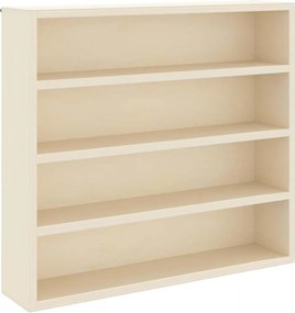 vidaXL Fali Kiállító Doboz polcokkal Bézs 40 x 8,5 x 37 cm Faanyag