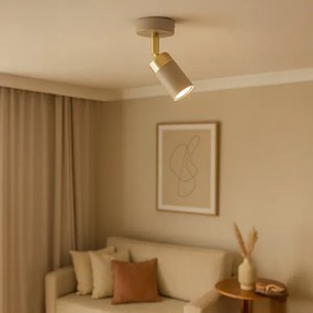 Brilagi - Fali spotlámpa POKER 1xGU10/25W/230V bézs