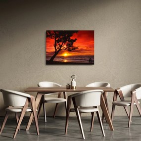 Kép - Naplemente (üvegen) (70x50 cm)