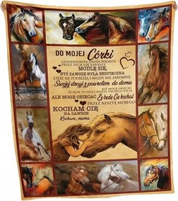 Takaró A Lányának Az Anyától Vallomás Levél Facsaró Könnyek Ajándék Takaró Lovak