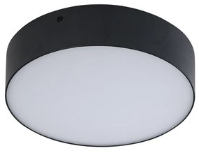 Azzardo Monza mennyezeti lámpa, fekete, 3000K melegfehér, beépített LED, 20W, 1680 lm, AZ-2263