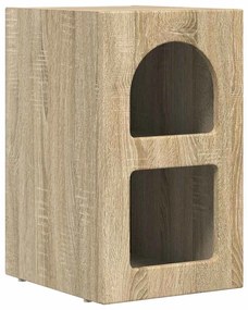 vidaXL Éjjeli asztal Sonoma tölgy 29.5 x 35 x 50 cm Faanyag