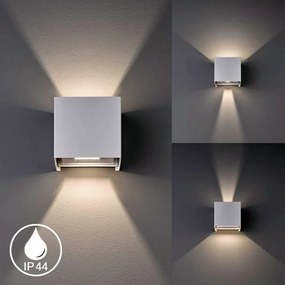 FISCHER&HONSEL 30258 WALL Modern Kültéri Fali Lámpa Fehér LED IP44