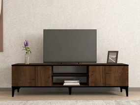 TV szekrény Erem - Walnut, Black