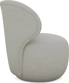 Világosszürke fotel Kama – Makamii