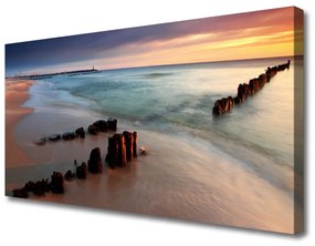 Vászonkép falra Ocean Beach Landscape 120x60 cm