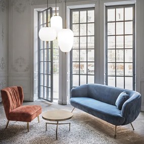 Ideal Lux - LED Csillár zsinóron UMILE LED/20W/230V átm. 30 cm CRI 90 réz/fehér