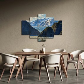 Tájkép hegyekkel (150x105 cm)