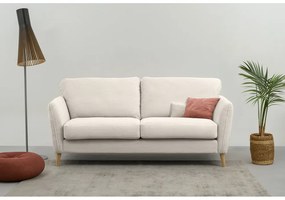 Fehér kordbársony kanapé 170 cm Paris – Scandic