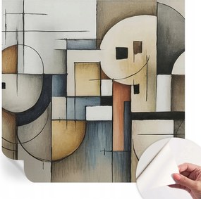 Modern öntapadós fotótapéta falra Geometrikus harmónia 250x250