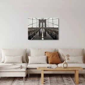 Üveg kép - Brooklyn híd (70x50 cm)