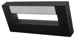 LED Kültéri fali lámpa 2xLED/4W/230V IP54 30 cm fekete