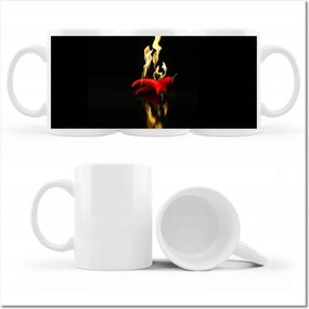 Nyomott mintás bögre Forró paprika