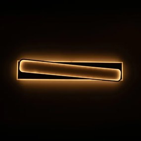 BRILAGI - LED dimmelhető mennyezeti lámpa OUTLINE LED/90W/230V 18x100 cm fehér/fekete + távirányító