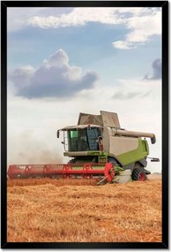 Poszterek keretben 40x60 Kombájn a gabonamezőn