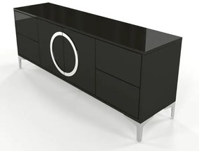 Eva fekete modern Tv szekrény