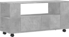vidaXL betonszürke szerelt fa TV-szekrény 102x34,5x43 cm