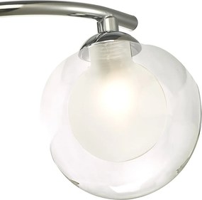 Dar Lighting modern mennyezeti lámpa nakita csiszolt króm darnak5350-04